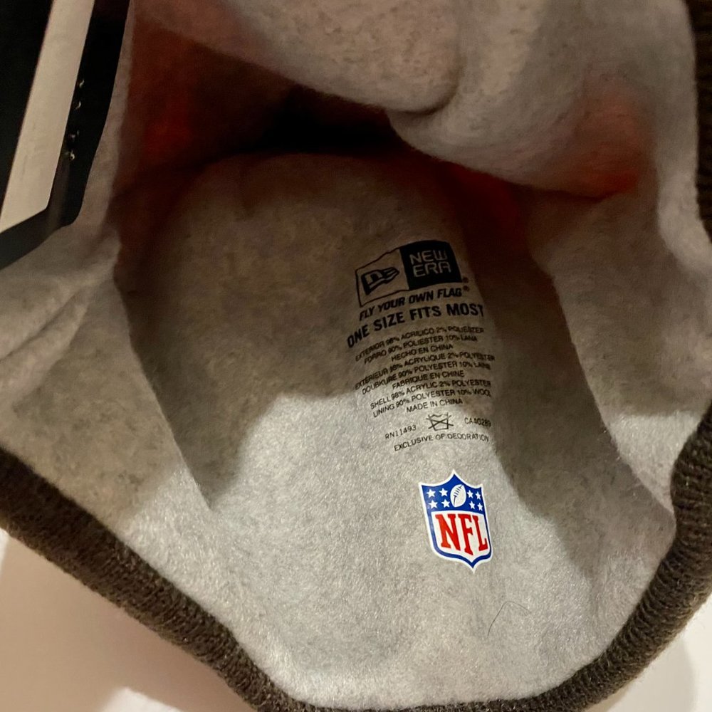 Nwt RARE 100% New Era 2014 ALT Cleveland Browns Sport Knit Hat NFL Cap Winter - Picture 4 of 4